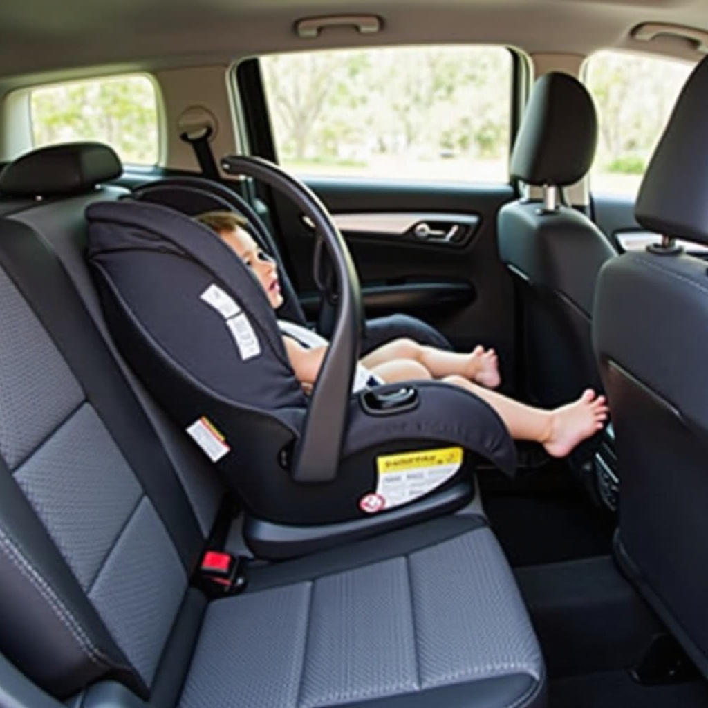how to install rear facing infant car seat