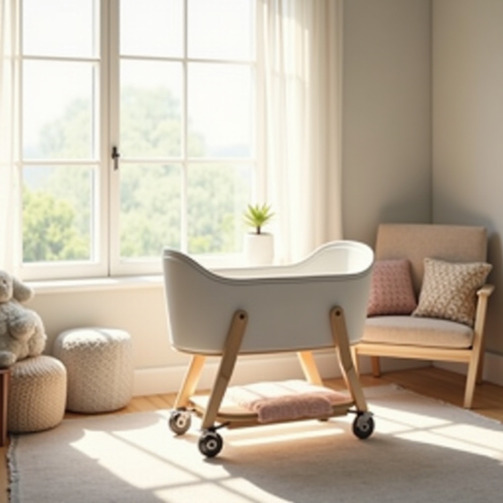 best bassinet with wheels