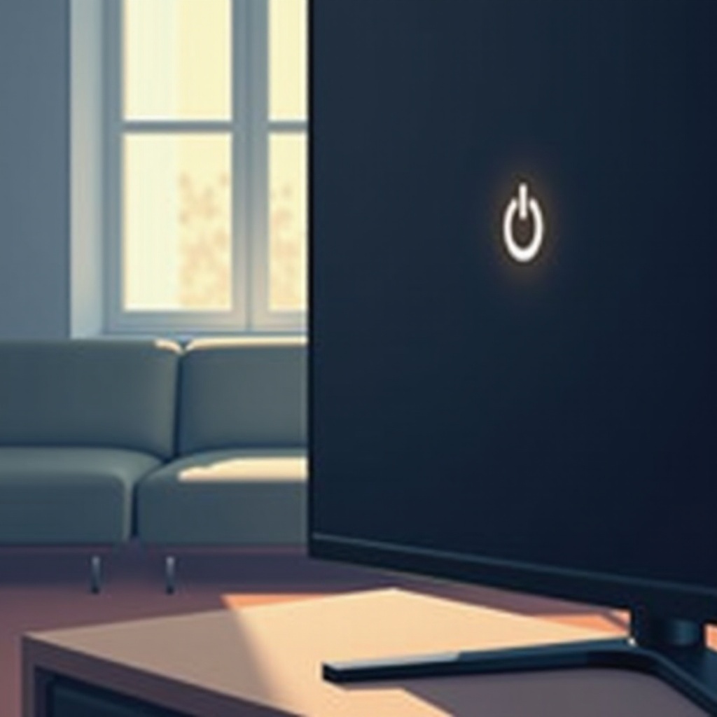 tv power light flashing