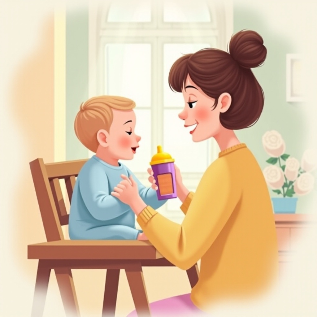 how to transition cups for infants