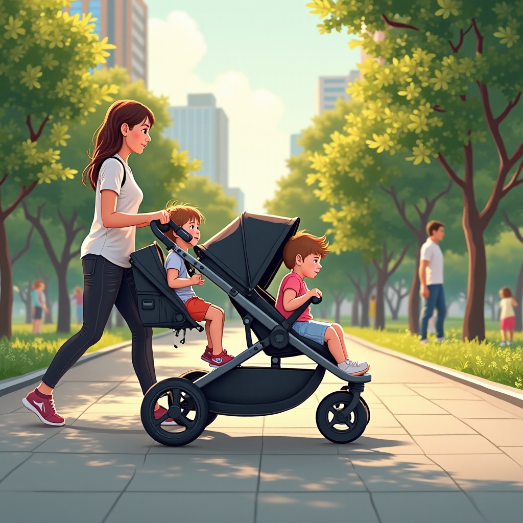 best double stroller sit and stand
